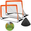 Soccer Goals for Backyard Set 2pcs Portable Training Football Net Indoor and Outdoor Children’s Football Match Door Frame