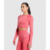 Gymshark Vital Seamless 2.0 Crop Top Coral Red Marl B1a3d Rb0z