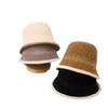 Autumn And Womens Winter Warm Knit Hat Simple Fashion Yarn Casual Fisherman Hat