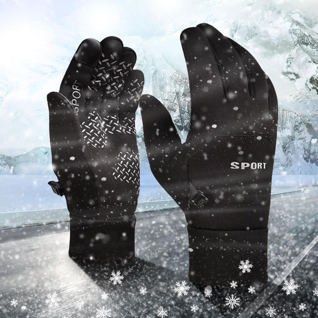 Buy LeonardMens Warm Gloves Waterproof Gloves Winter Gloves
