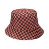 Black White And Checkerboard Checkered Fisherman Hat Casual Visor Fashion