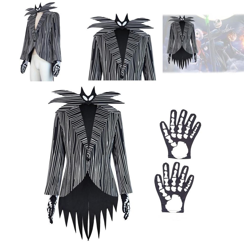 Jack Skellington Cosplay Costume For Men And Women, Perfect For Halloween And Christmas Parties, Xs-xxxl Sizes Available