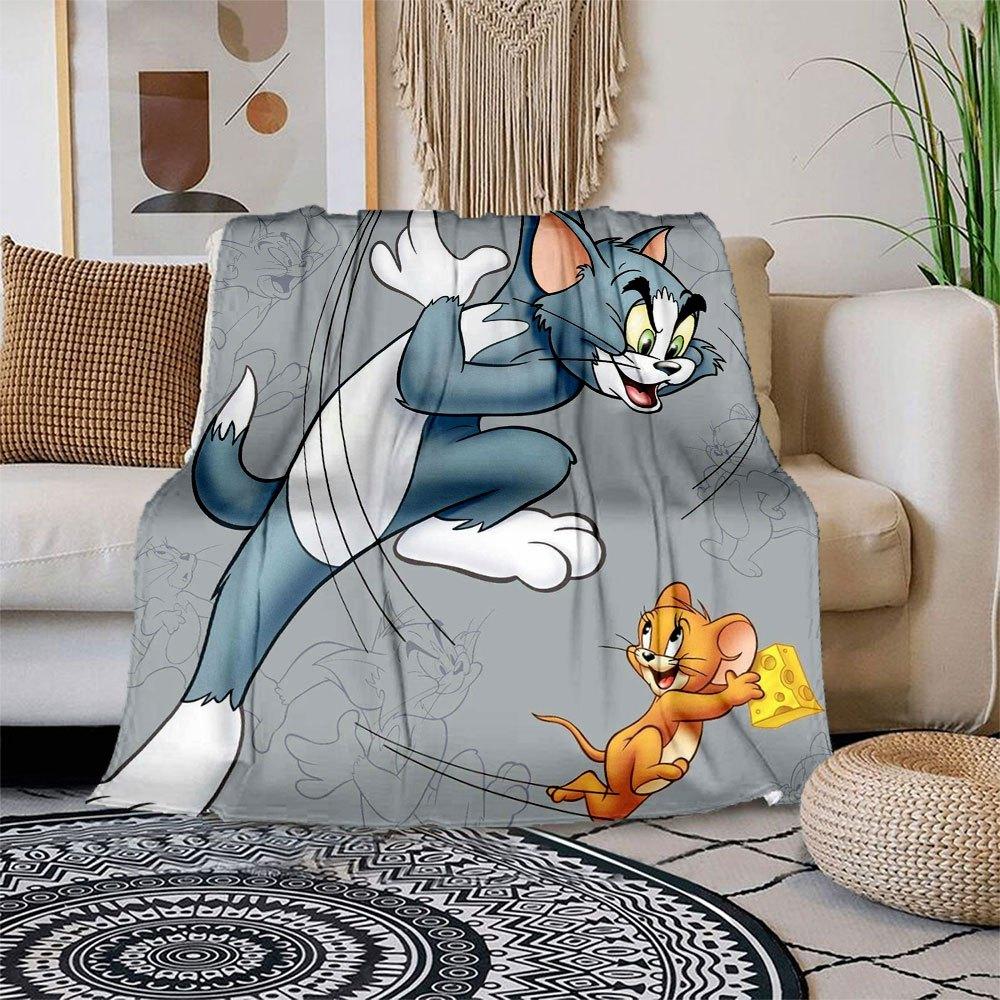 Tom & Jerry Wallpapers for iPhone | HD Quality | WallpaperAccessBlanket Flannel Throw Blanket for Sofa, Bed, Travel, Camping, Office 100x150cm