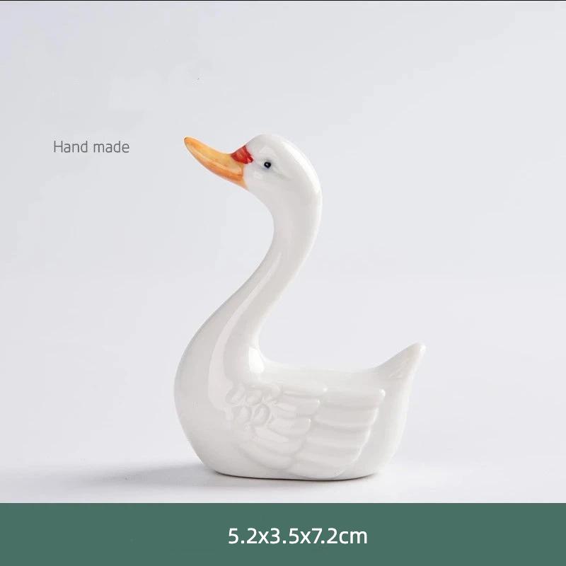 Kreativer Schwan Keramikteller, Dessert-, Sushi- & Obstservierschale, Dekorative Schwanenplatte