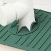1PC Sink Splash Guard Soft Flexible Quick Dry Universal Drip Catcher Tray Sink Faucet Drying Mat Splash Catcher Kitchen Supplies