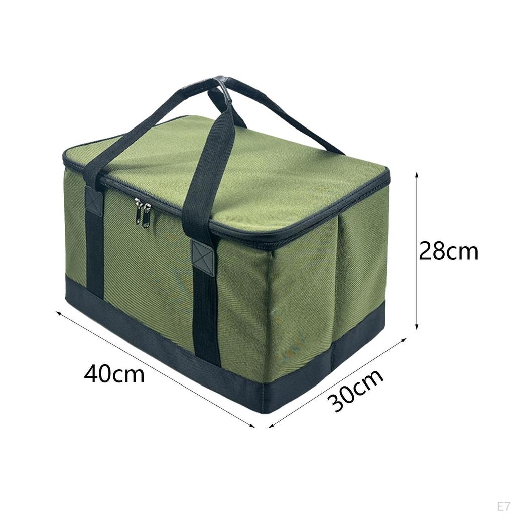 Camping Cookware Bag Gas Tank Storage Collapsible Container Handbag Equipment