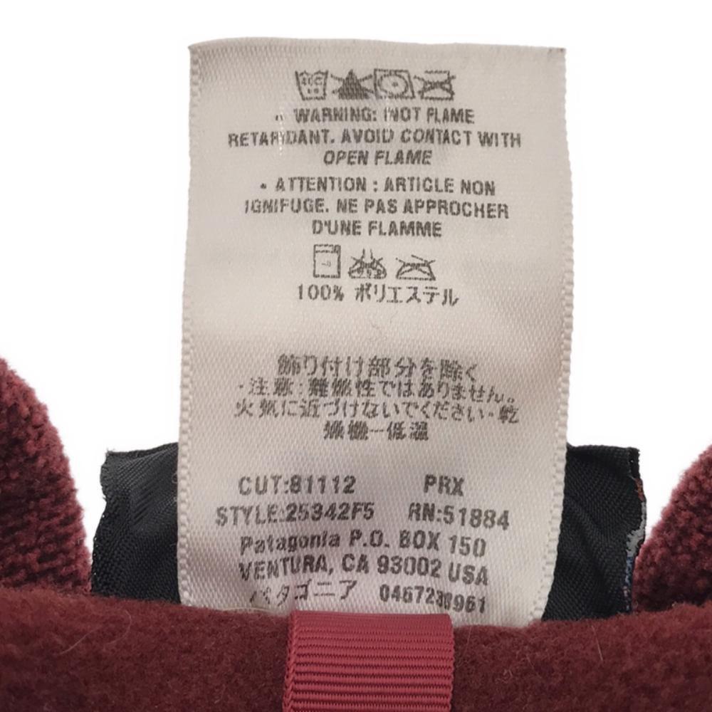 patagonia 25342F5 Zip jacket L Red series Fleece-lined Outdoor Women Used
