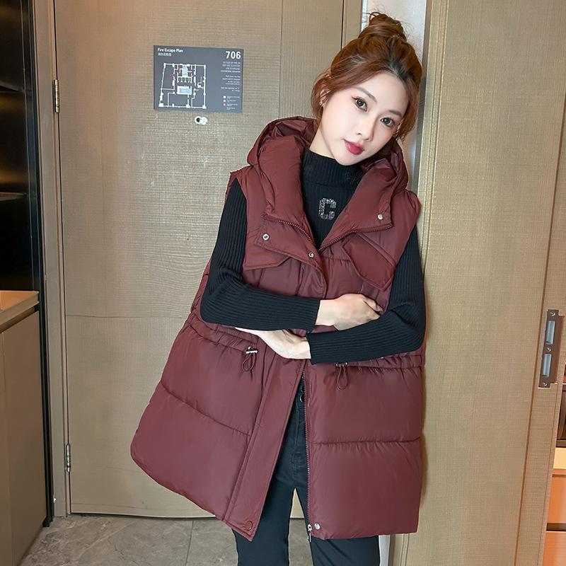 New waist slim small down cotton vest jacket women's casual loose versatile vest vest vest