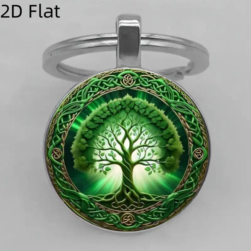 Portachiavi con Ciondolo Elegante Motivo Albero della Vita: Stiloso, Creativo e Personalizzato