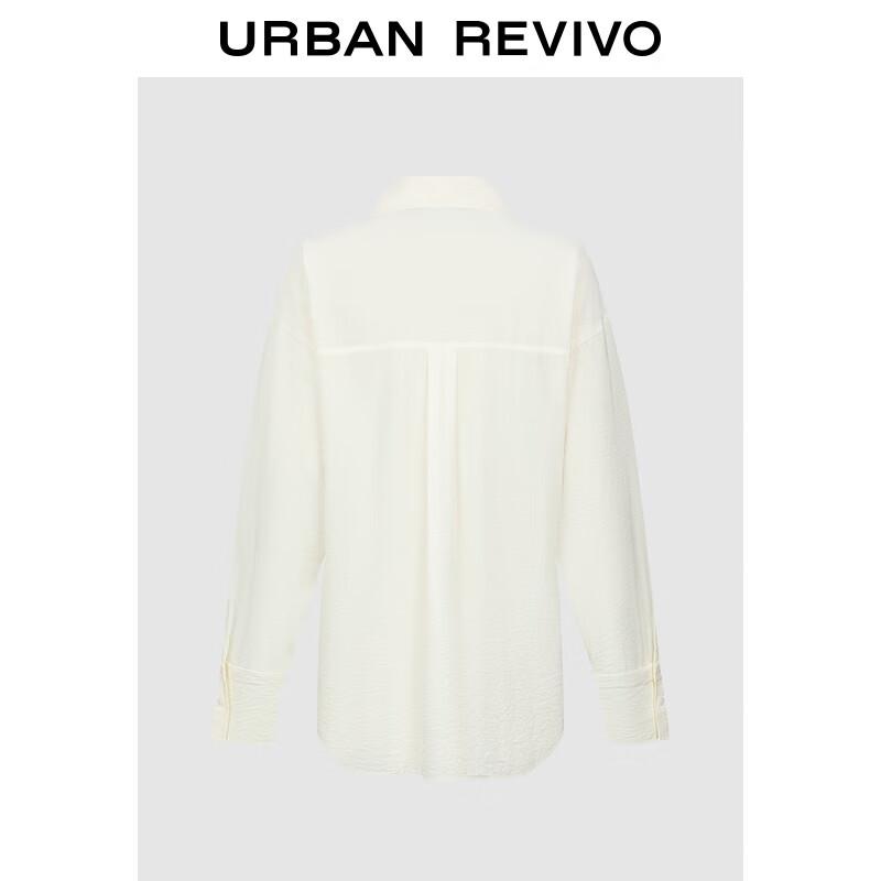 UR2025 Women s Asymmetrical Ruffle Loose Shirt M