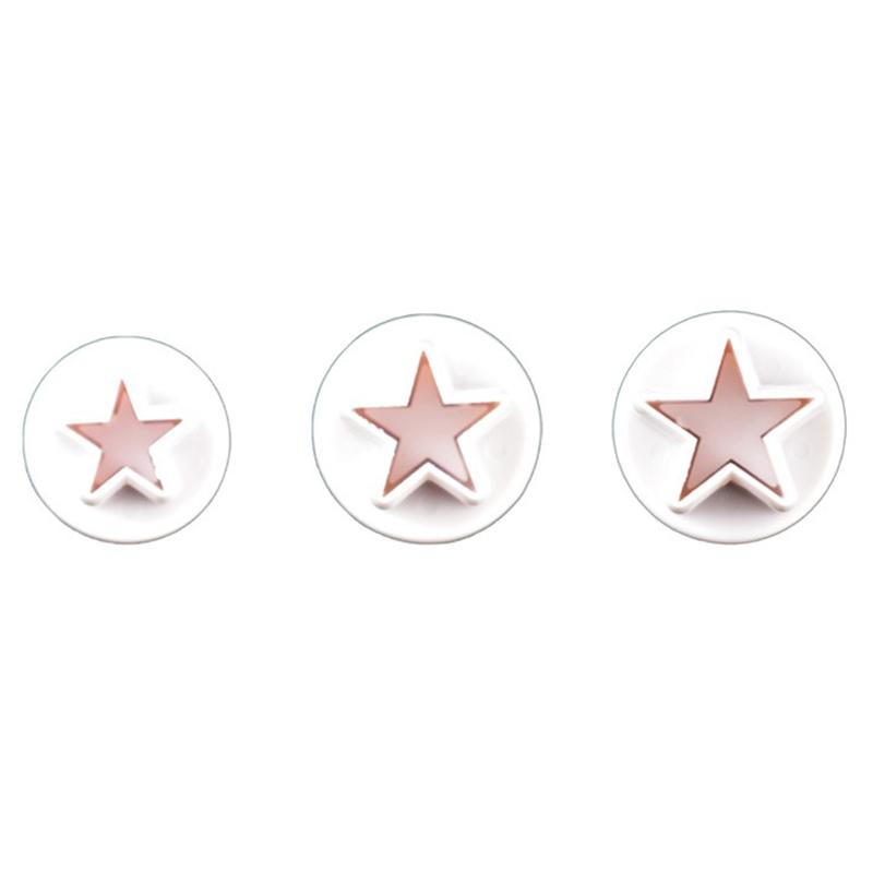 Geometric Pressing Spring Mold Handmade DIY Cutters for Biscuit Cookie Fondant Cake Heart Round Star Square Decorating Tools ZYF