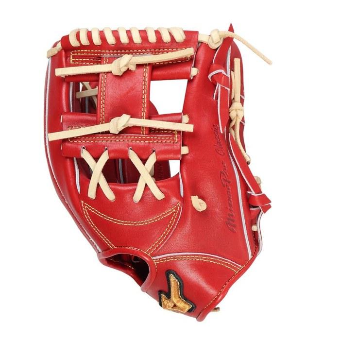 Mizuno Hard Baseball Glove Infielders' Model MizunoPro Classic Limited Color 1AJGH33113 4680 (Red)