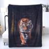 Tiger Blanket Super Soft Warm Bedding Animal Print Throw Blankets Sofa Couch Bedroom Decor Flannel Plush Blanket for All Season