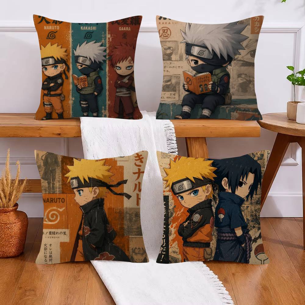 NARUTO cute pillow cover sofa cushion cover home room decoration children gift