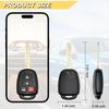 Key Fob Replacement for 2014-2017 Toyota Camry/ 14-19 Corolla/ 16-18 Tacoma Car Keyless Entry Remote Control, HYQ12BDM HYQ12BEL, 4 Buttons