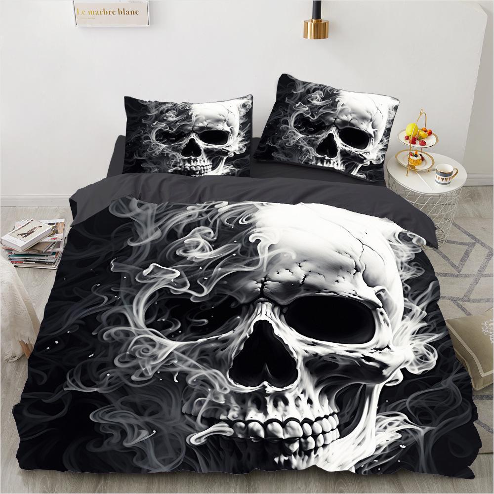 2/3pcs bedding set Digital Print Comfortable Duvet Cover for Home Bedroom Decoration, 1 Duvet Cover and 2pillowcase with Zippers