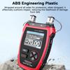 Optical Power Meter with Red Light, 10 Wavelengths, FC SC Connector, Fiber Optic Tester with LCD Screen Fiber Attenuation Detection Cable Fault Finder