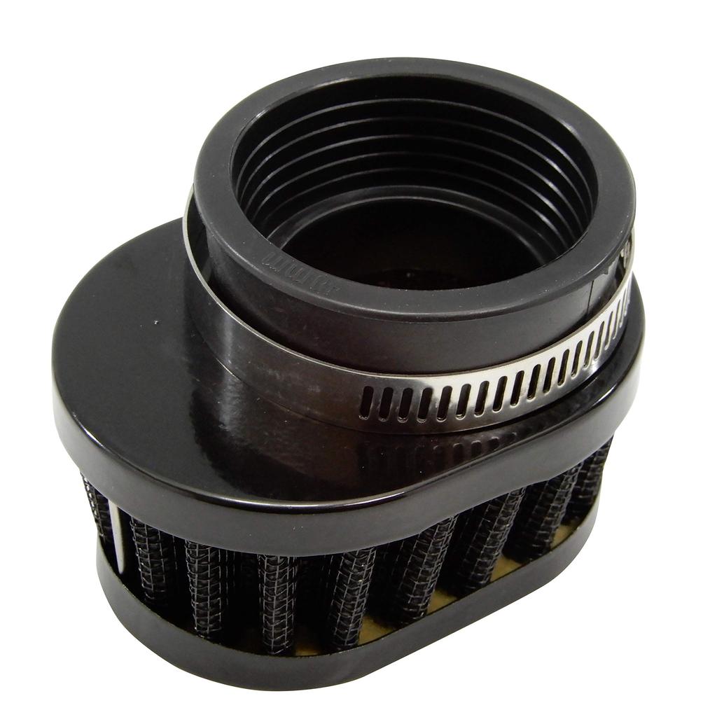 Ager 50mm Ovaler Power Filter Kurz Schwarz