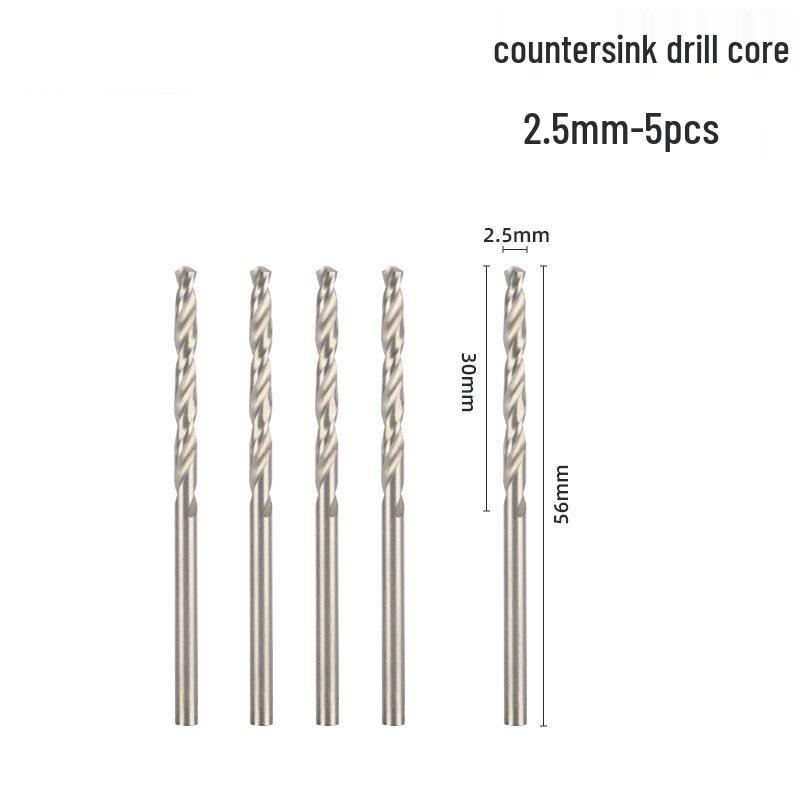 Woodworking Alloy Head Countersink & Step Drill for Self-Tapping Screws