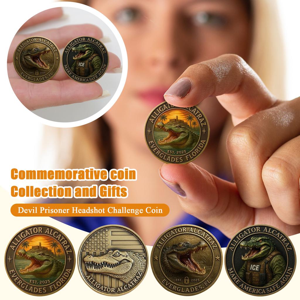 Devil Prisoner Headshot Challenge Coin