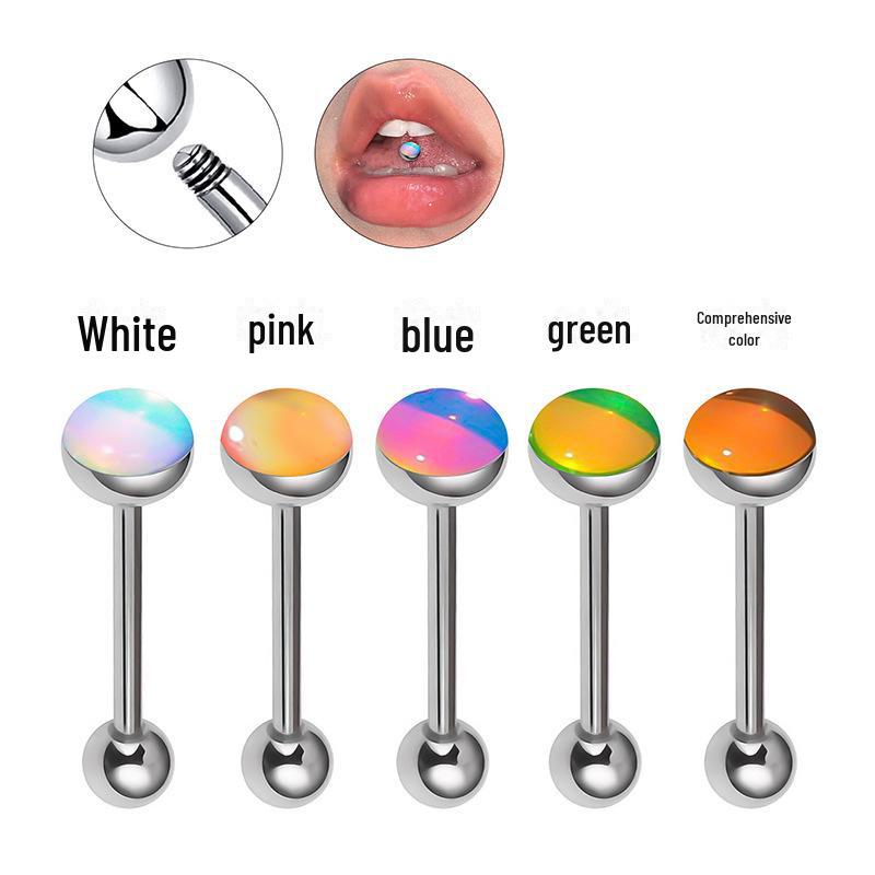 Titan 14G G23 Gerade Stange Ohrbrücke Piercing Schmuck - Phantomfarbe
