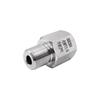 Stainless Steel 304 Female NPT 1/4 To Male M12x1 Threaded Adapter, American Standard Metric Reducer