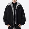 Fashion Versatile Warm Coat Autumn Winter Men's Fur Collar Thick Cotton Jacket