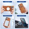 3 in 1 Detachable Magnetic Wallet Leather Case For iphone 16 Pro Max 15 Plus 13 12 16E Cash Cards Holder Bag For Magsafe Cover