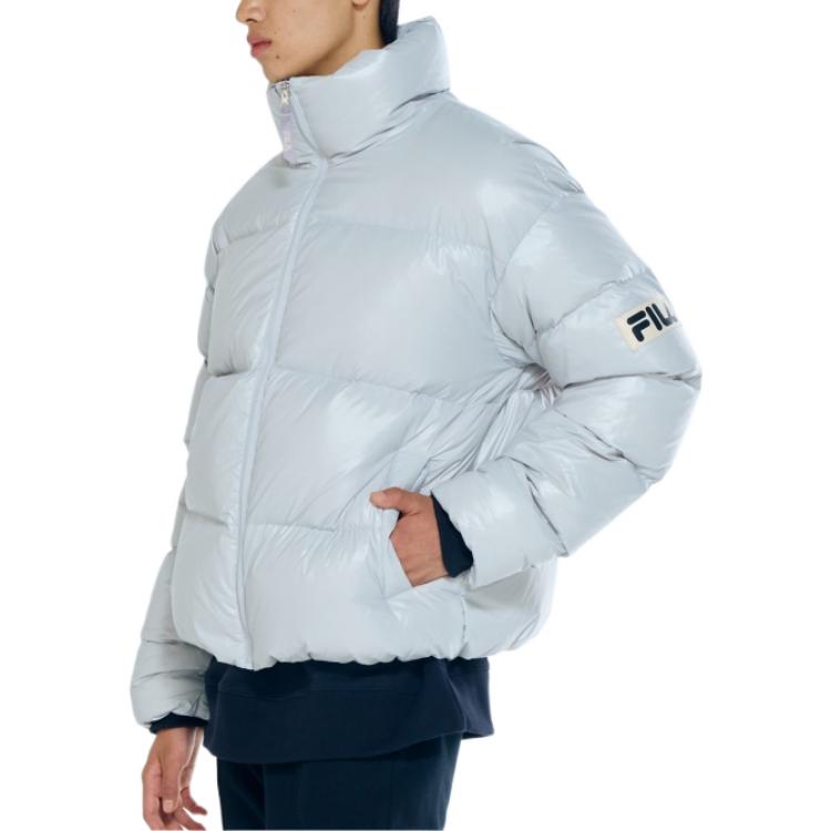 FILA FW22 Down Jacket Unisex Silver Gray FS2DJE4108X-LGY