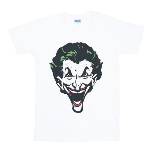 DC Comics Womens/Ladies The Joker Big Face Cotton Boyfriend T-Shirt
