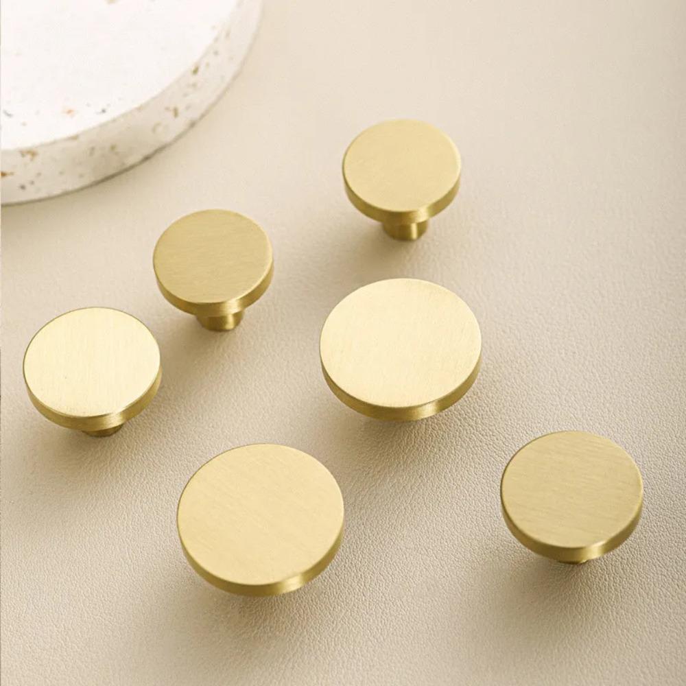Solid Brass Small Furniture Cabinet Handle Bedroom Wardrobe Handle Cabinet Drawer Handle Home Kitchen Decoration Accessories