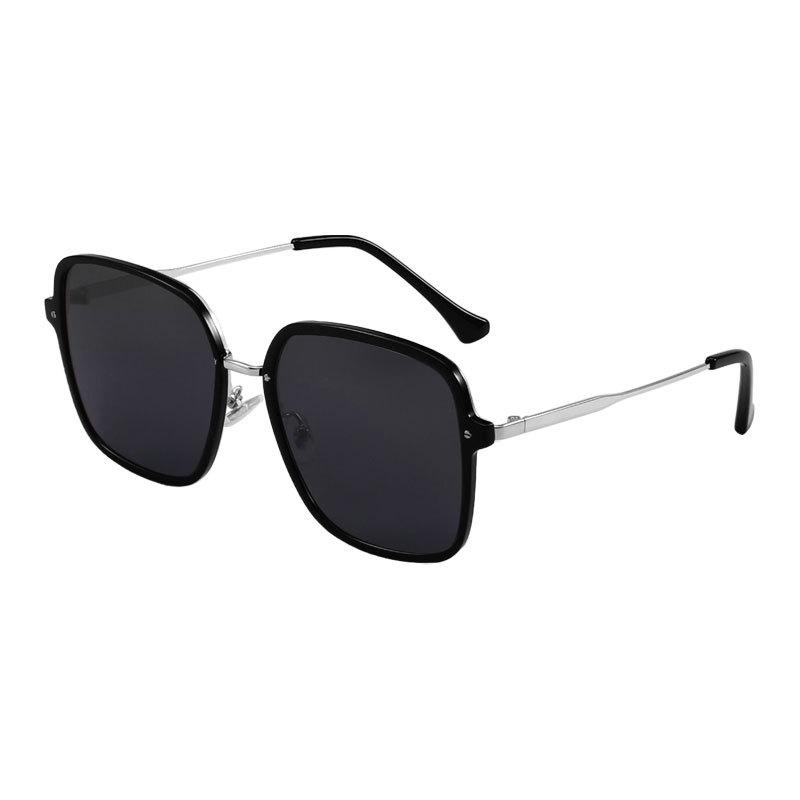 

Large Polarized Sunglasses Frame Fashion Retro Driver Shades Protection Uv StyleA