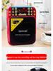 Curated Bluetooth Amplifier: Multifunctional Portable Speaker with High Volume, Card Insertion, Radio, and Four-Battery Power.