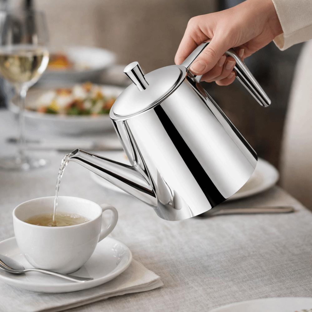 with Filter Tea Kettle Large Capacity Flower Tea Pot Stainless Steel Long Spout Teapot  Stove