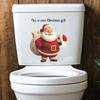 Santa Claus's Bathroom Toilet Beautification Stickers for Giving Gifts