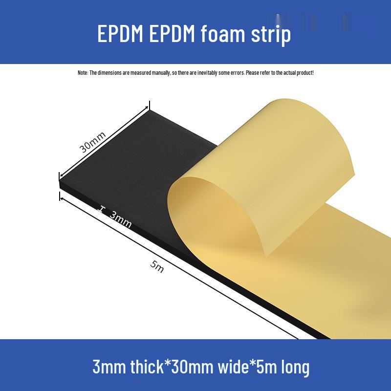 Self-adhesive EPDM Foam Sealing Strip for Cabinets and Electrical Boxes