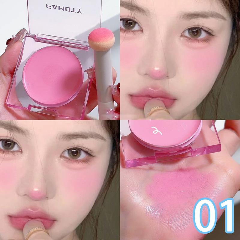 

Водостойкая губная помада-румяна, кремовая, многоцелевая, стойкая, осветляющая, увлажняющая, бальзам для губ, щек, румяна для лица, для девочек, корейская косметика as the picture