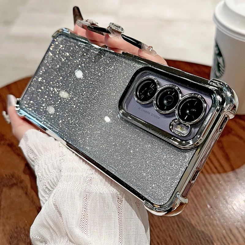 

Градиентный блестящий чехол с гальваническим покрытием для телефона Samsung Galaxy S25 S24 S23 S22 Ultra Plus S21 FE S25 A55 A54 Мягкая противоударная задняя крышка for Samsung S23 Plus серебряный