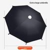 Motorcycle Phone Holder Umbrella Thickened Waterproof Uv Protection For Outdoor Riding Ebikes Scooters