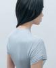 MONGDOL Wholegarment Half-Neck Pleated Knit Top Sky Blue Mdkt107Skyblue