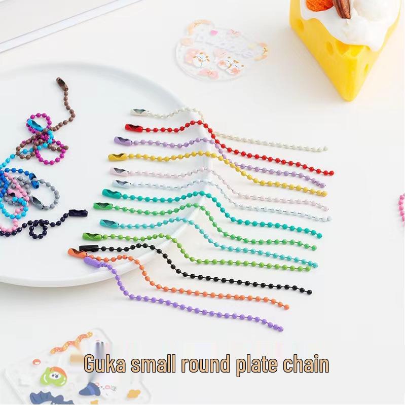 Acrylic Gradient Glitter Laser Keychain Pendant