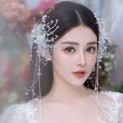 1/2 Adet Kız Saç Tokası Kelebekler Tasarımı Taklit İnci Püsküllü Saç Klipsi Romantik Tatlı Stil Saç