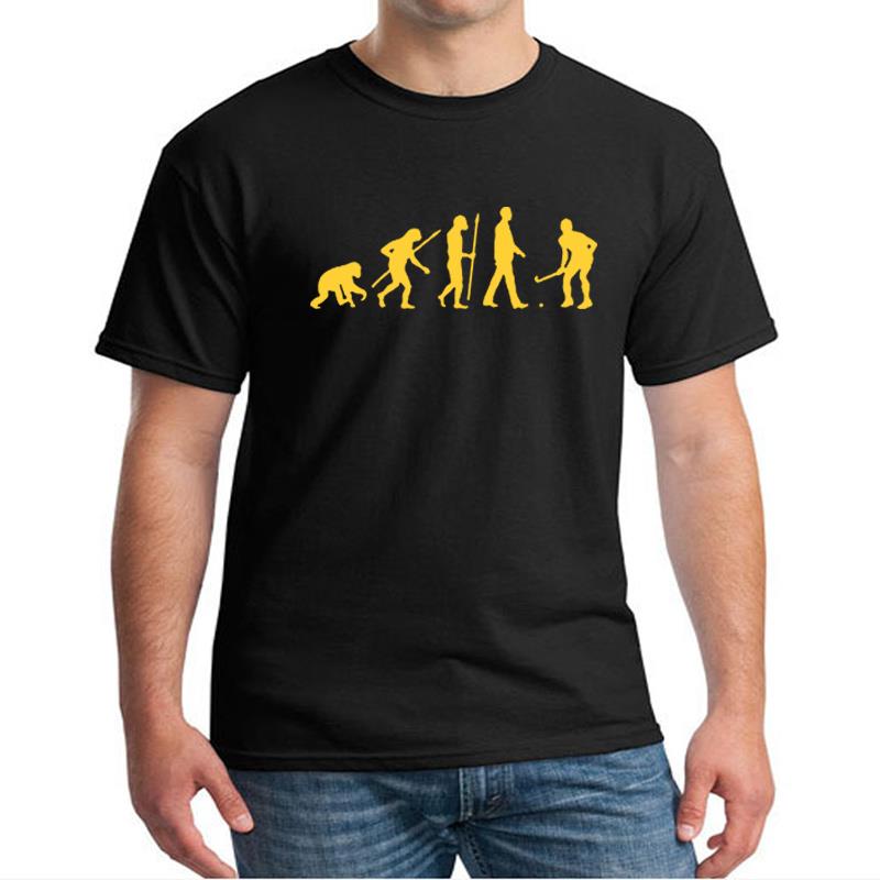 Evolution Field Hockeyer Unisexs Print Tshirt 100 Cotton Male Tops Tee Casual Popular Fashion Oneck T Shirt Harajuku Streetwear