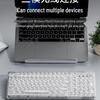 Z99 Transparent Crystal Wireless Bluetooth Keyboard and Mouse Set - Mechanical and Stylish for Girls' Office Use