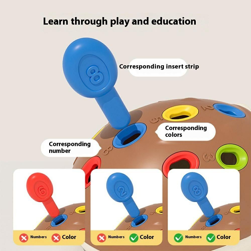 3D Cute Cartoon Hedgehog Puzzle for Toddlers Fine Motor Skills Training Educational Toy