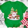 Merry Christmas Santa Claus Shirt Cute Christmas Tshirt Unisexs Xmas Short Sleeve Shirts Holiday Clothes