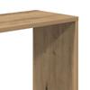Bookshelf 5 Shelves Artisan Oak Finish 80.5 X 23.5 X 162.5 Cm Particleboard