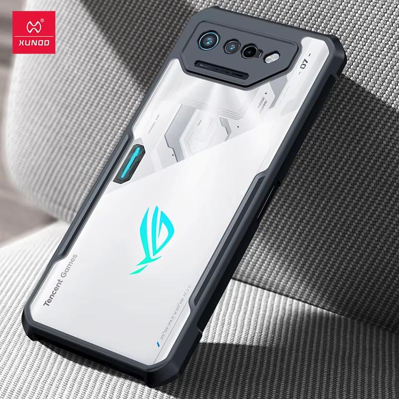 

For Asus ROG7 ROG Phone 7 Pro Case XUNDD Casing Airbag Anti Fall Bumper Protective Shell Transparent Phone Cover For Asus ROG Phone 7 чёрный