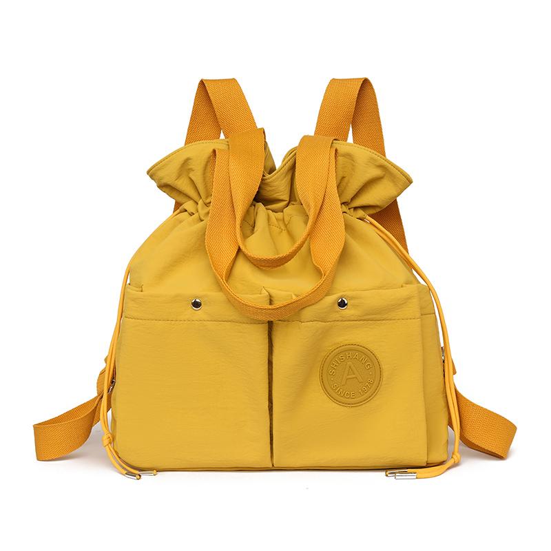 Women's Drawstring Backpack Multi-Functional Travel Bag Shoulder Tote Bag
