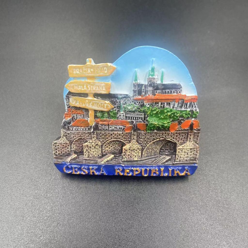 Scenic Building Souvenir Magnets: Cultural Craft Decorations & Collectible Gifts
